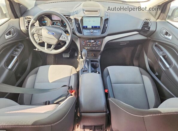 1FMCU9GD0JUC04673 2018 FORD ESCAPE Белый Вид панели приборов