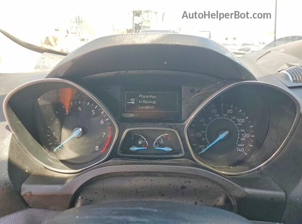 1FMCU9GD0KUB65620 2019 FORD ESCAPE White Вид панелі приладів