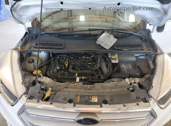 1FMCU9GD0KUB65620 2019 FORD ESCAPE White Вид задньої частини салону
