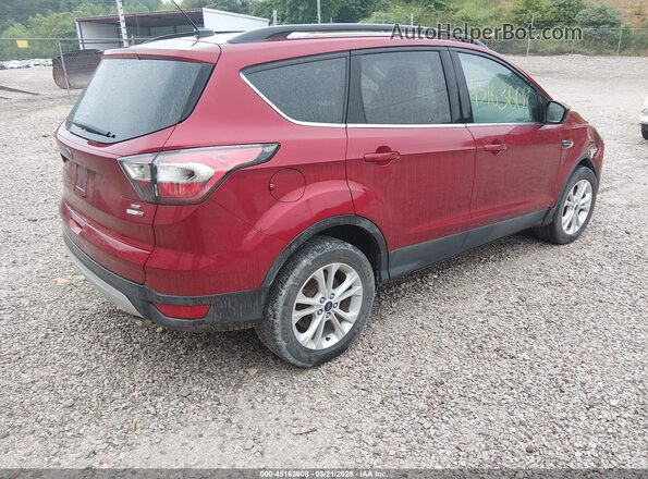 1FMCU9GD1HUA19400 2017 FORD ESCAPE Красный Задняя правая четверть