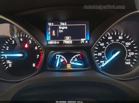 1FMCU9GD1HUA41252 2017 FORD ESCAPE Серебряный Вид задних сидений