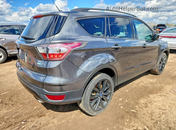 1FMCU9GD1HUB38404 2017 FORD ESCAPE Серый Задняя правая четверть