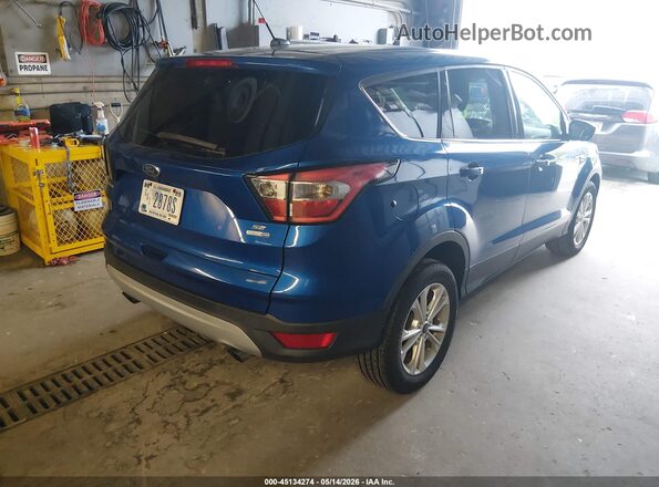 1FMCU9GD1HUB61939 2017 FORD ESCAPE Синий Задняя правая четверть