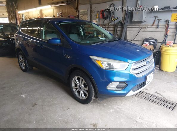 1FMCU9GD1HUB61939 2017 FORD ESCAPE Синий Передняя правая четверть