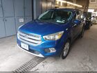 2017 Ford Escape Se Синий vin: 1FMCU9GD1HUB61939