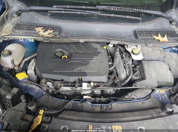 1FMCU9GD1HUB61939 2017 FORD ESCAPE Синий Вид сзади