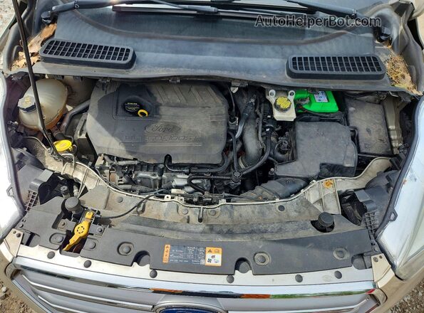 1FMCU9GD1HUC98511 2017 FORD ESCAPE Tan Widok komory silnika