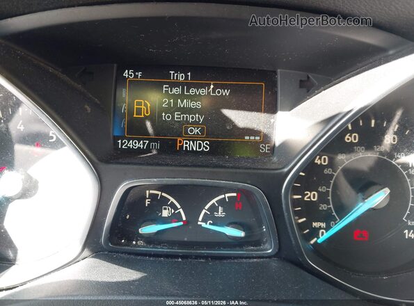 1FMCU9GD1HUD94414 2017 FORD ESCAPE Белый Вид задних сидений