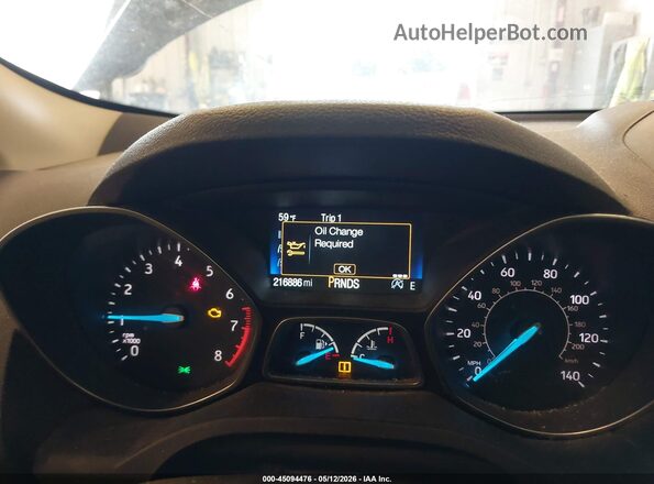 1FMCU9GD1HUE40761 2017 FORD ESCAPE Black Vista de los asientos traseros