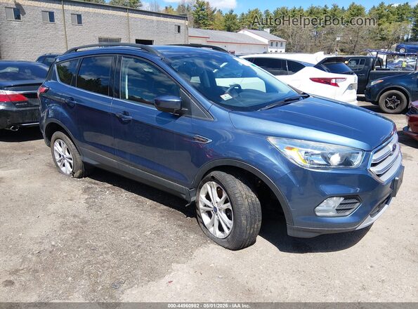 1FMCU9GD1JUB75779 2018 FORD ESCAPE Blue Front right