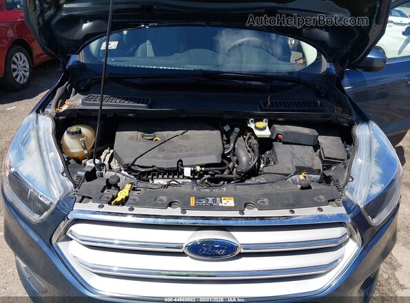 1FMCU9GD1JUB75779 2018 FORD ESCAPE Blue Rear view