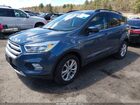 2018 Ford Escape Se Blue vin: 1FMCU9GD1JUB75779