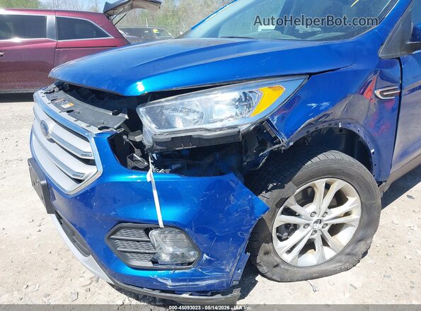 1FMCU9GD1JUB75975 2018 FORD ESCAPE Blue Widok z przodu