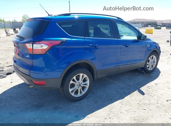 1FMCU9GD1JUB75975 2018 FORD ESCAPE Blue Tył prawy