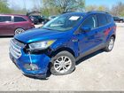 2018 Ford Escape Se Blue vin: 1FMCU9GD1JUB75975