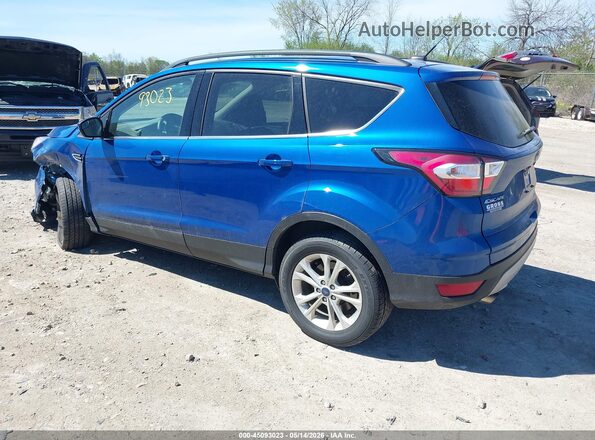1FMCU9GD1JUB75975 2018 FORD ESCAPE Blue Tył lewy