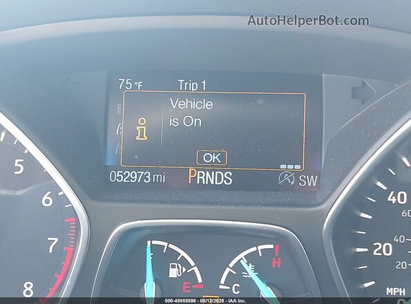 1FMCU9GD1JUC38847 2018 FORD ESCAPE Blue Vista de los asientos traseros