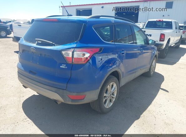 1FMCU9GD1JUC38847 2018 FORD ESCAPE Blue Trasero derecho