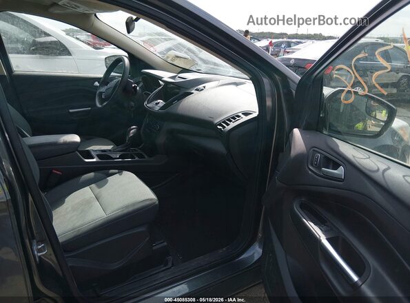 1FMCU9GD1JUD27222 2018 FORD ESCAPE Серый Вид салона спереди