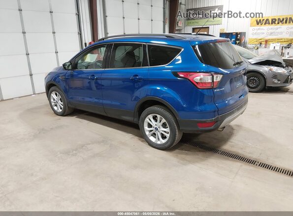 1FMCU9GD1JUD31173 2018 FORD ESCAPE Синий Задняя левая четверть