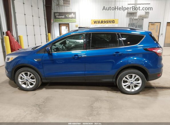 1FMCU9GD1JUD31173 2018 FORD ESCAPE Синий Вид задней части салона