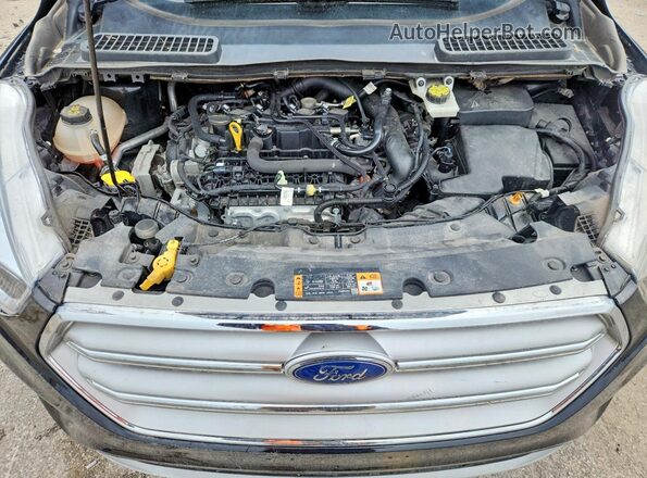 1FMCU9GD1KUB69028 2019 FORD ESCAPE Black ძრავის განყოფილების ხედი