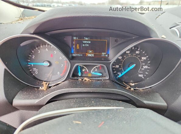 1FMCU9GD1KUB69028 2019 FORD ESCAPE Black ხელსაწყოთა პანელის ხედი