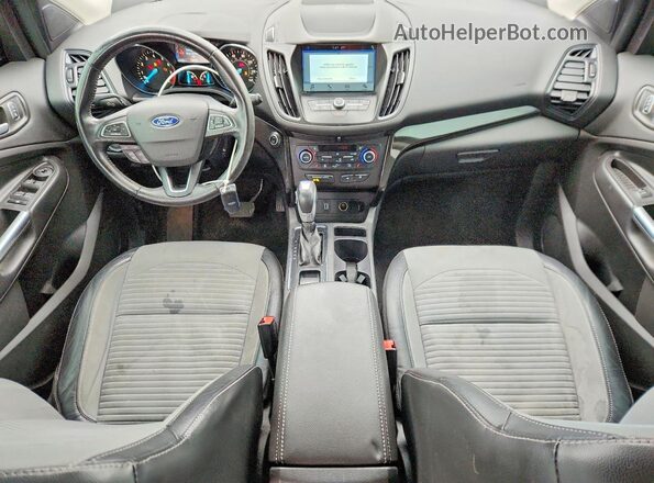 1FMCU9GD1KUC06000 2019 FORD ESCAPE Black Widok deski rozdzielczej
