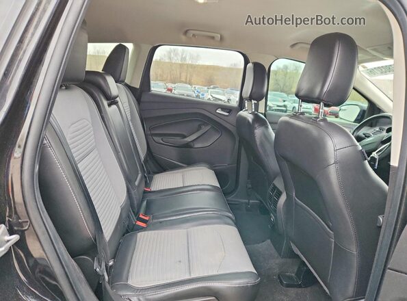 1FMCU9GD1KUC06000 2019 FORD ESCAPE Black Widok wnętrza z tyłu