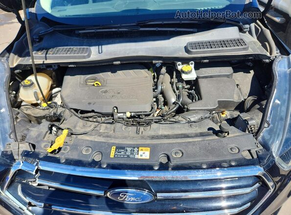 1FMCU9GD2JUC59707 2018 FORD ESCAPE Черный Вид подкапотного пространства