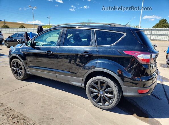 1FMCU9GD2JUC59707 2018 FORD ESCAPE Черный Задняя левая четверть