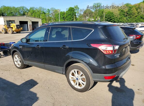 1FMCU9GD2JUC84218 2018 FORD ESCAPE Black Tył lewy