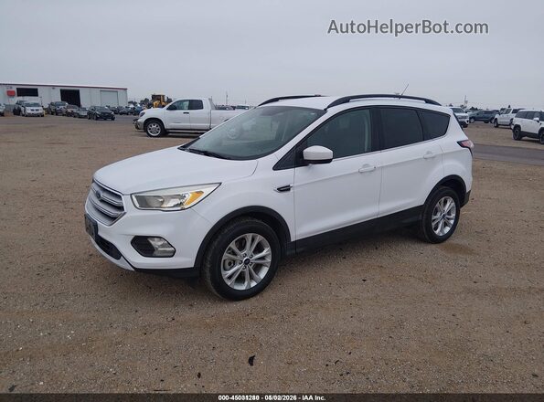 1FMCU9GD2JUD08744 2018 FORD ESCAPE White Przód lewy