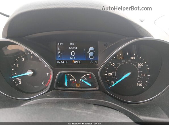 1FMCU9GD2JUD08744 2018 FORD ESCAPE White Widok tylnych siedzeń