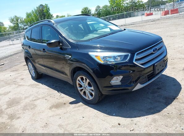 1FMCU9GD2JUD15225 2018 FORD ESCAPE Black წინა მარჯვენა