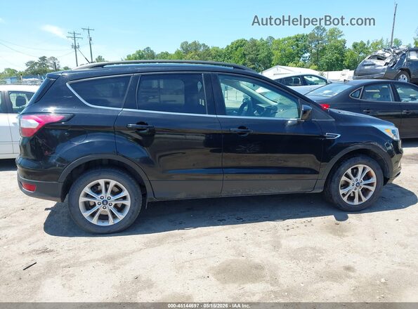 1FMCU9GD2JUD15225 2018 FORD ESCAPE Black უკანა სალონის ხედი
