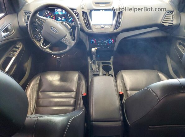 1FMCU9GD3HUB94201 2017 FORD ESCAPE Gray Vista del salpicadero