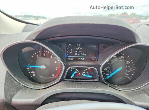 1FMCU9GD3HUD33291 2017 FORD ESCAPE White Սարքավորումների վահանակի տեսք