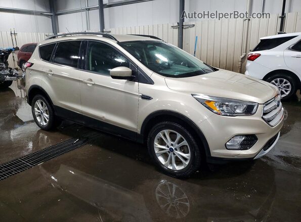 1FMCU9GD3JUB56246 2018 FORD ESCAPE Желто-коричневый Передняя правая четверть