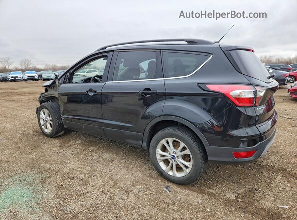 1FMCU9GD3JUB69319 2018 FORD ESCAPE Черный Задняя левая четверть