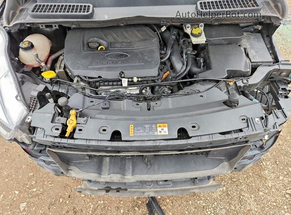 1FMCU9GD3JUB69319 2018 FORD ESCAPE Черный Вид подкапотного пространства