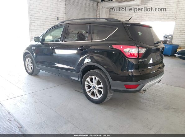 1FMCU9GD3JUD08655 2018 FORD ESCAPE Черный Задняя левая четверть