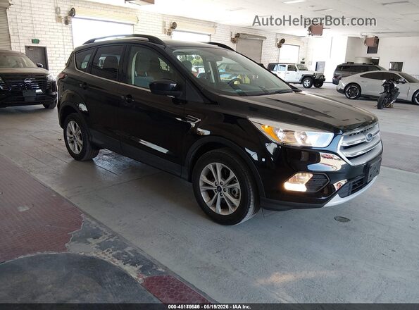 1FMCU9GD3JUD08655 2018 FORD ESCAPE Черный Передняя правая четверть