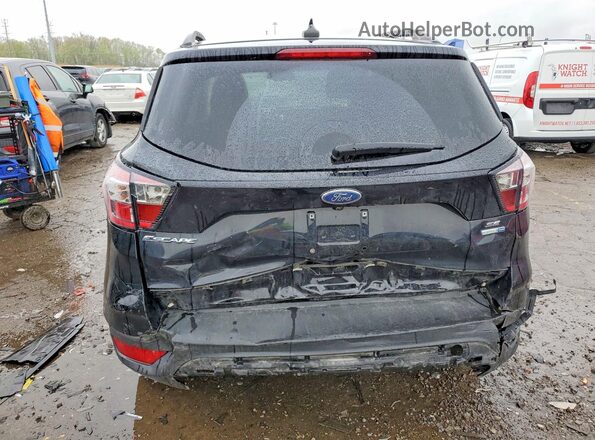 1FMCU9GD3JUD57399 2018 FORD ESCAPE Black Widok z tyłu