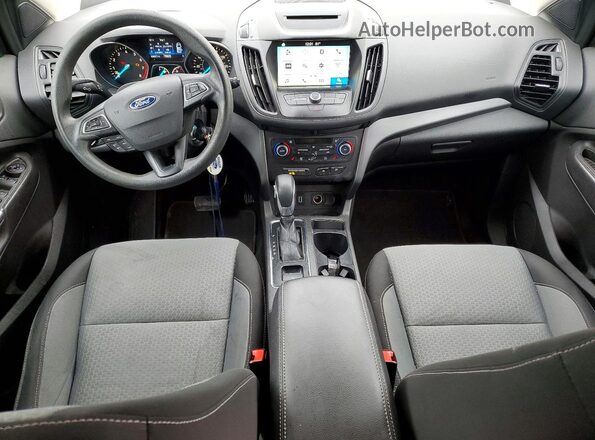 1FMCU9GD3JUD57399 2018 FORD ESCAPE Black Widok deski rozdzielczej