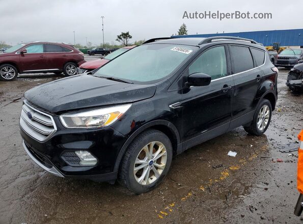 1FMCU9GD3JUD57399 2018 FORD ESCAPE Black Przód lewy