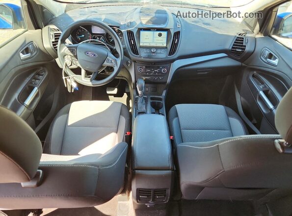 1FMCU9GD3KUB58838 2019 FORD ESCAPE Blue წინა პანელის ხედი