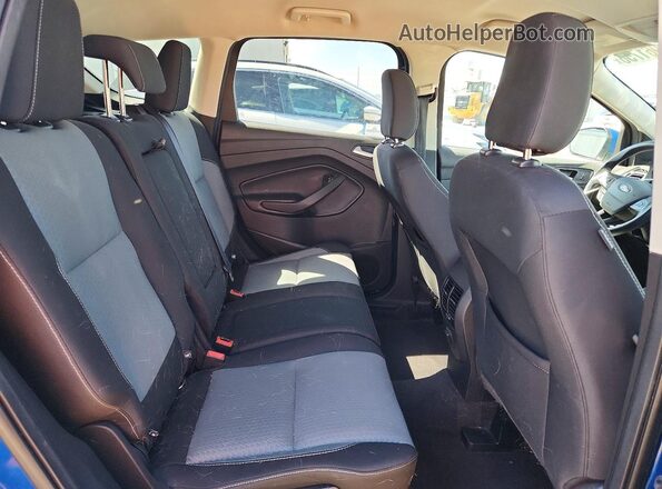 1FMCU9GD3KUB58838 2019 FORD ESCAPE Blue უკანა სავარძლების ხედი