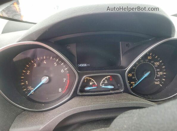 1FMCU9GD4HUB36131 2017 FORD ESCAPE Burn Вид щитка приладів