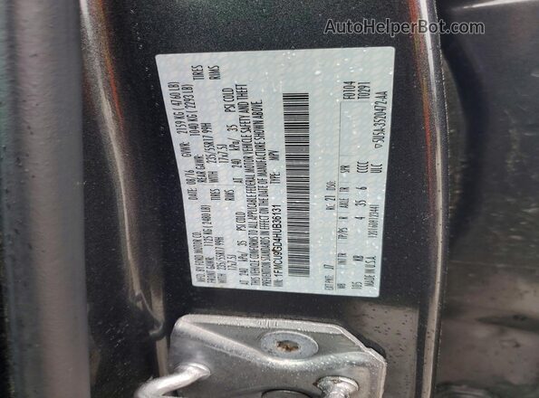 1FMCU9GD4HUB36131 2017 FORD ESCAPE Burn Вид наклейки з VIN-кодом